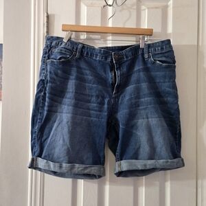 22w denim shorts